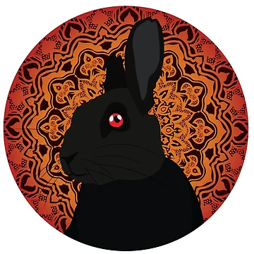 Artwork thumbnail, Black Rabbit by FarOutGraphics