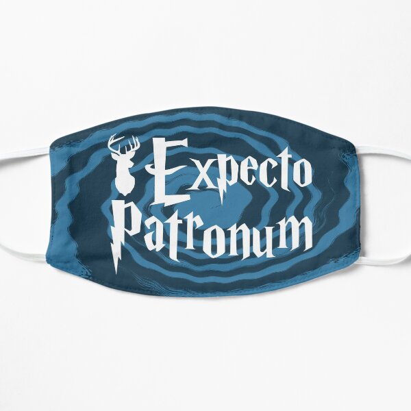 Expecto Patronum spell elegant design Mask