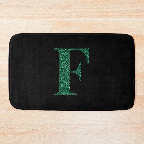 Item preview, Letter F Emerald Dark Green Glitter Effect Alphabet designed and sold by Sour Soul.