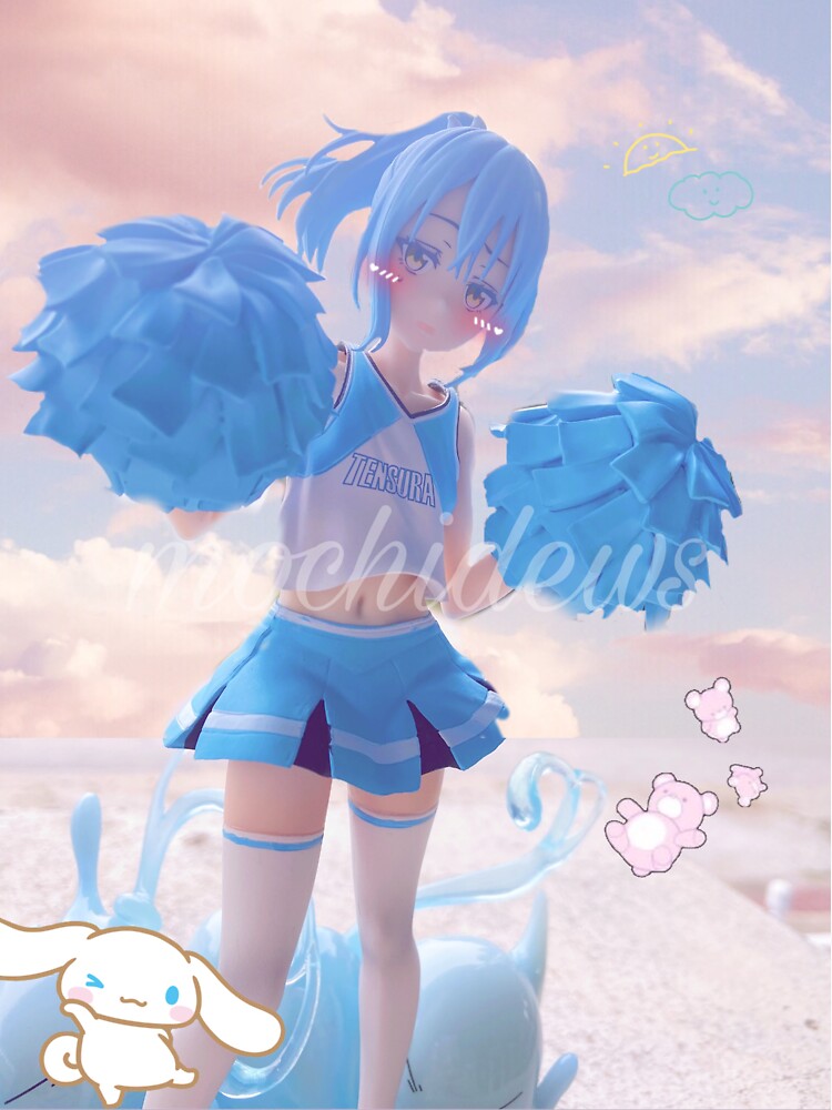 "Rimuru Cheerleader Photoshoot!" Sticker for Sale by kenzieewe | Redbubble