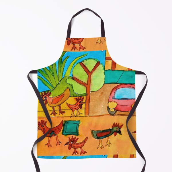 Item preview, San Miguel Chickens Zionart Zion Levy Stewart designed and sold by Zion Levy Stewart.