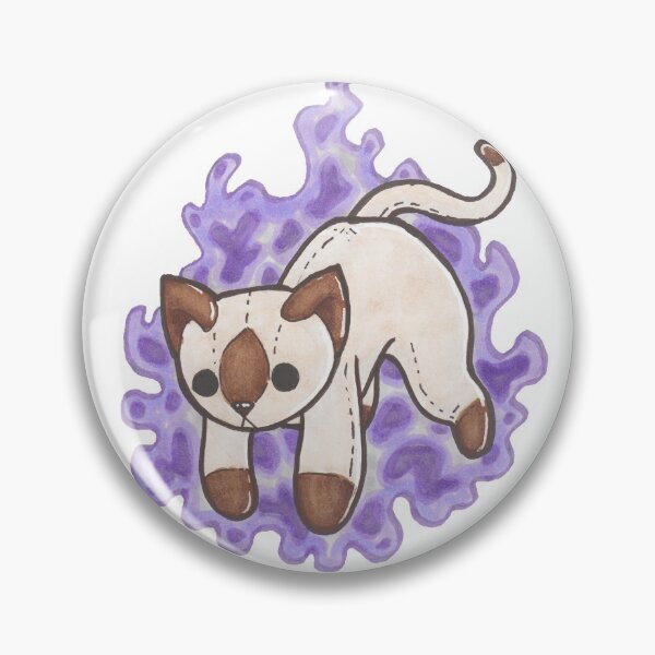 Item preview, Spooky Cat Plush designed and sold by LukeMooreArt.
