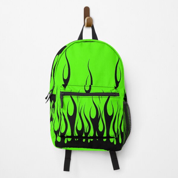 Item preview,  black flames lime designed and sold by jeiddesigns.