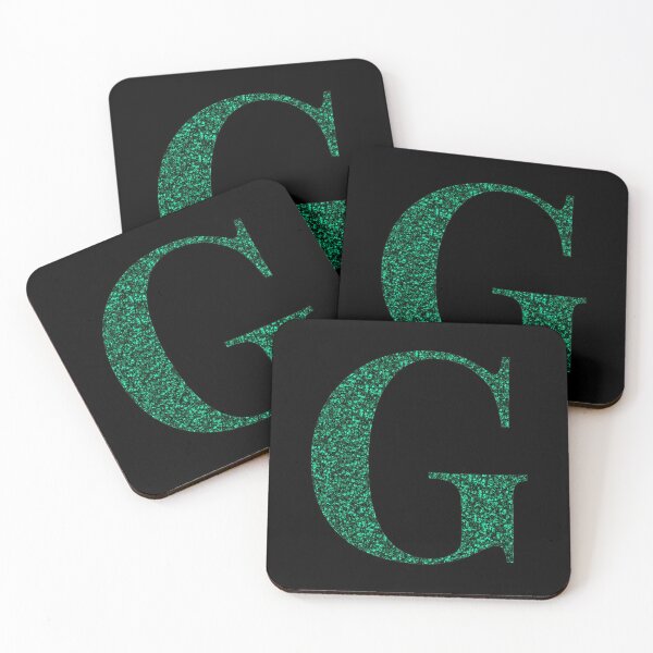 Item preview, Letter G Emerald Dark Green Glitter Effect Alphabet designed and sold by Sour Soul.