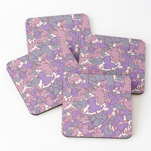 Item preview, cute cat pattern seamless designed and sold by ThePintoWork.