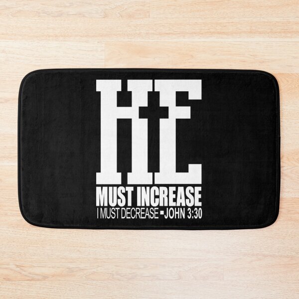 Item preview,  he must increase i must decrease john 3:30 designed and sold by PUNCH ME IN SHOP.