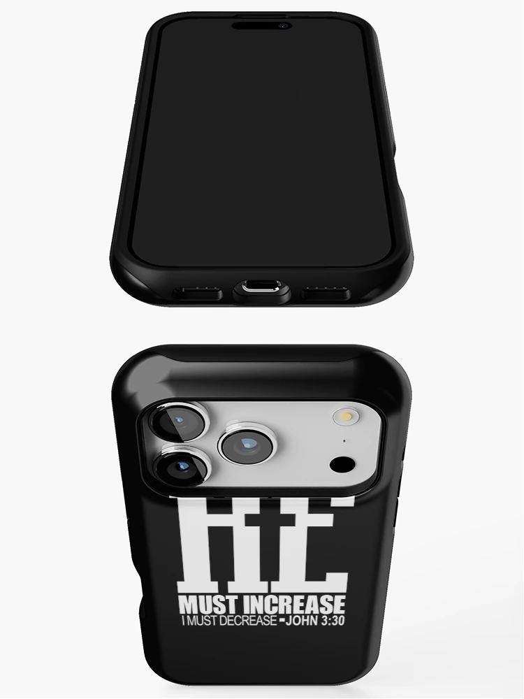 Thumbnail 3 of 4, iPhone Case, he must increase i must decrease john 3:30 designed and sold by PUNCH ME IN SHOP.