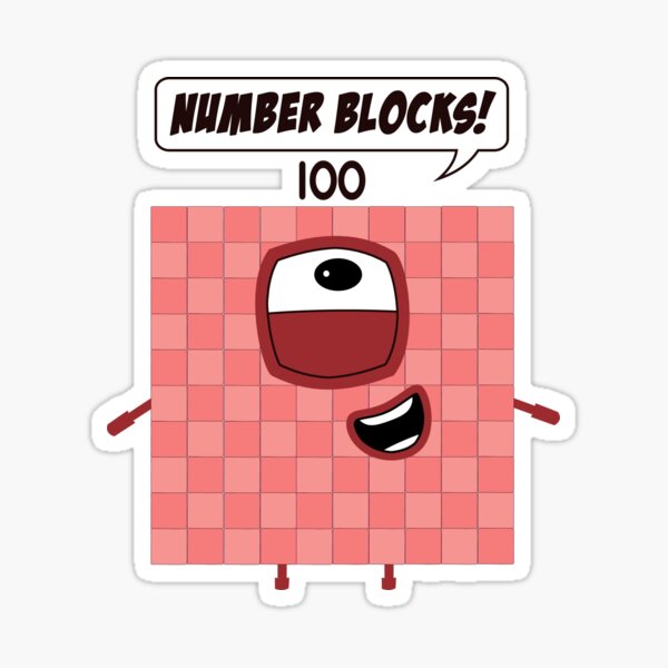 Number Blocks Stickers | Redbubble