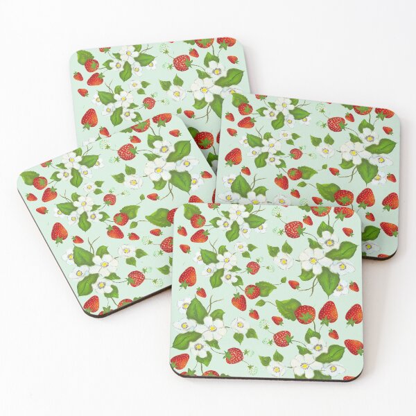 Item preview, Blossoming Strawberries  designed and sold by Paoanne.