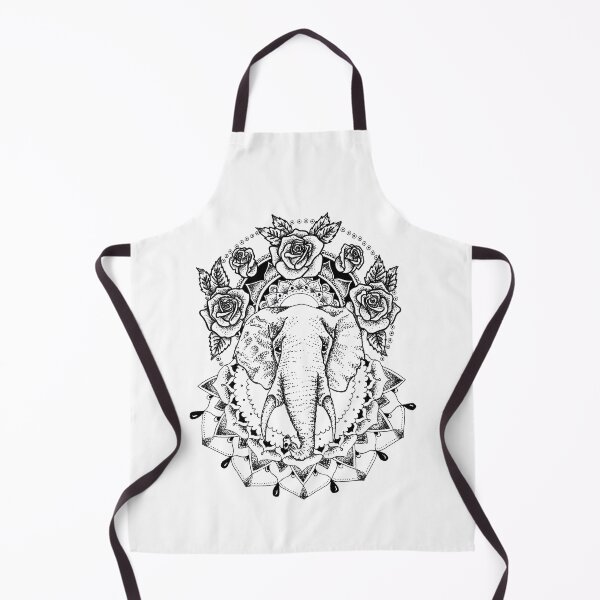 Item preview, Floral Elephant Mandala designed and sold by georgiamason.