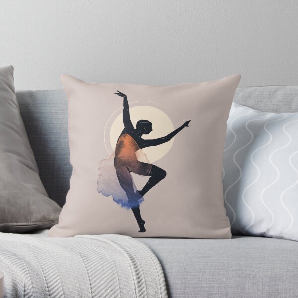 Freedom of Dance Throw Pillow