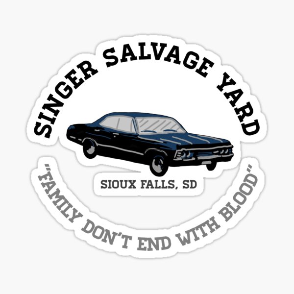 Singer Salvage Yard Sticker