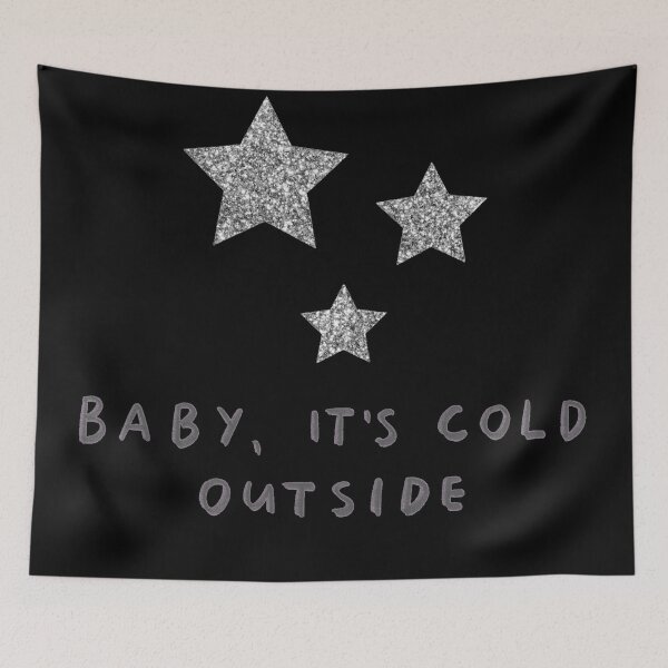 Item preview, baby, it's cold outside [black] designed and sold by fudgecream.