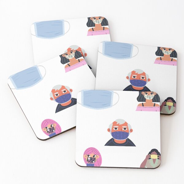 Item preview, Wear A Mask Sticker Pack designed and sold by AritraSur.