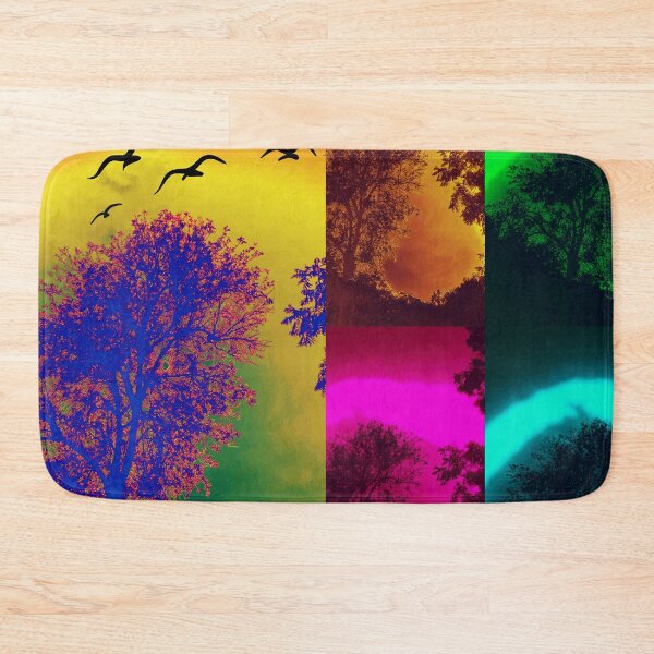 Item preview, Pop Art Trees Metal Print designed and sold by Swooncake Press.