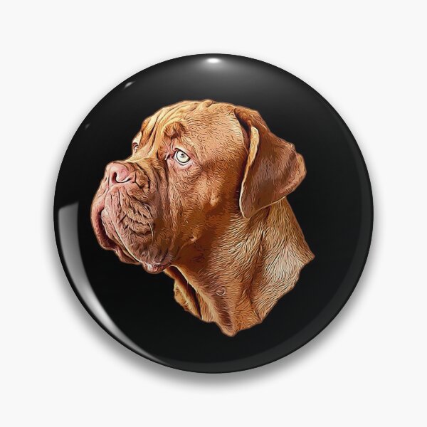 Item preview, Dogue de bordeaux French Mastiff Dog designed and sold by ElegantCat.