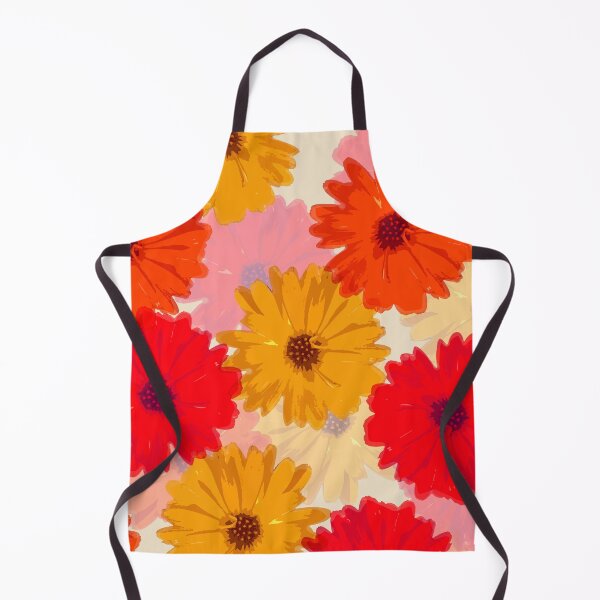 Aperçu de l'œuvre Fleurs dans les tons orange créée et vendue par RanitasArt.