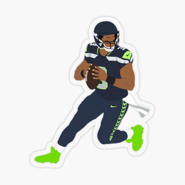 DK Metcalf Green Seattle Seahawks Football Glossy Sticker 