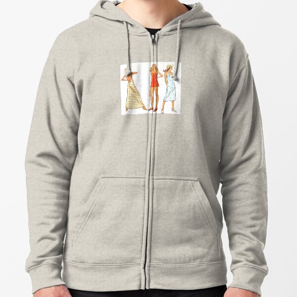 Vogue Pattern 8075 : Circa early 70's Zipped Hoodie