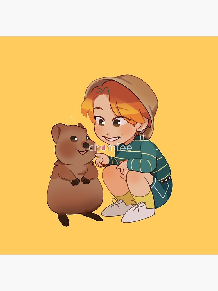 "Quokka Han Jisung" Pin for Sale by chumfee | Redbubble