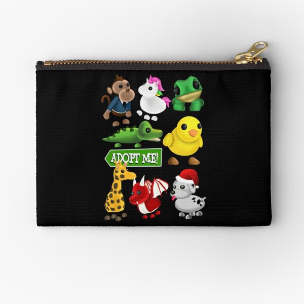 Adopt Me Roblox Zipper Pouches Redbubble - top 10 roblox youtubers 2020 life travel journal blogger indonesia