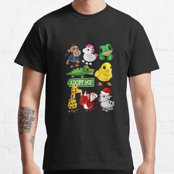 Adopt Me Roblox T Shirts Redbubble - how to get free stuff in adopt me as a noob roblox