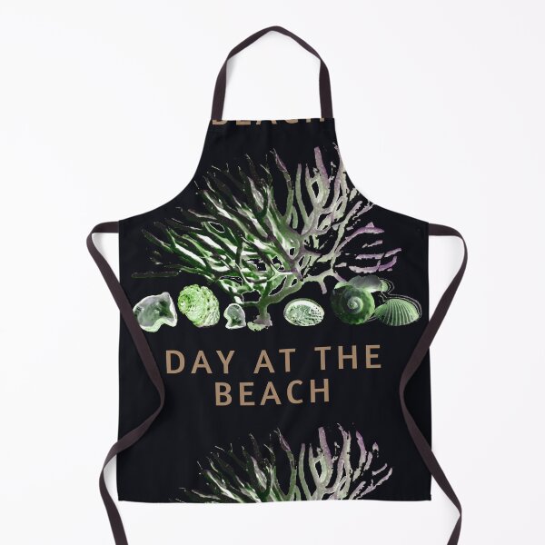 Item preview, Day at the Beach, with Lilac/green Shells and Coral, South Africa designed and sold by ZenArt-Fern.