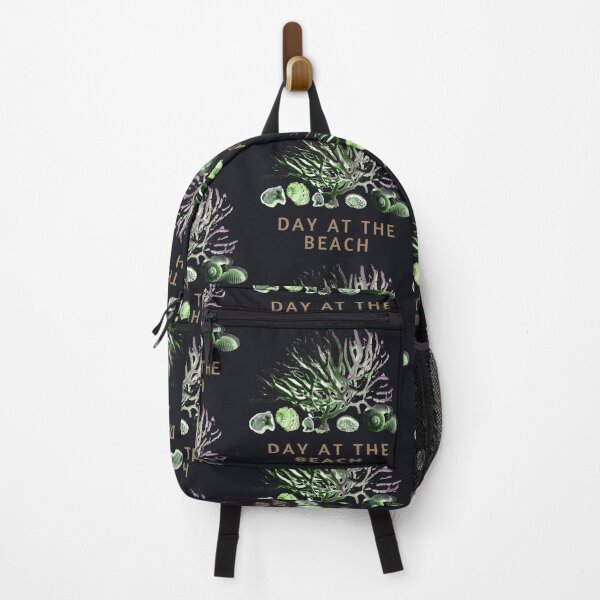Item preview, Day at the Beach, with Lilac/green Shells and Coral, South Africa designed and sold by ZenArt-Fern.