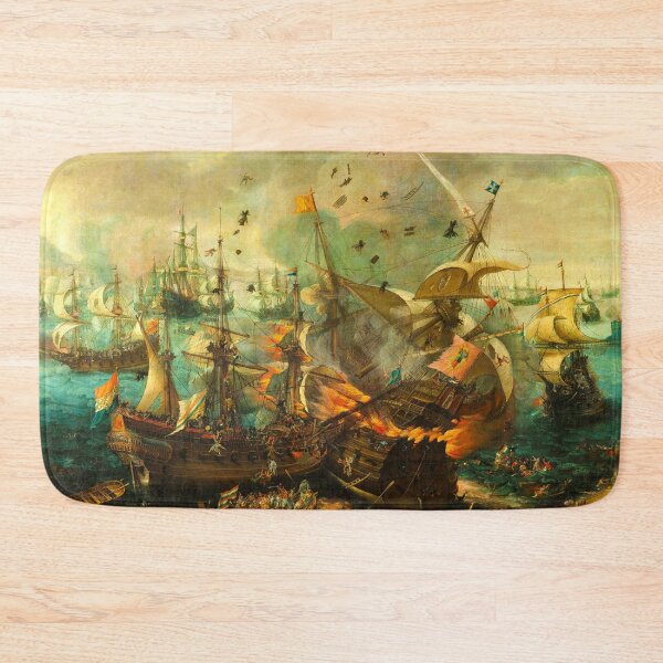 Item preview, Jigsaw Puzzle Epic Battle of Gibraltar between the Dutch and Spanish in 1607, 1000 Piece Adults designed and sold by StickerArtwork.