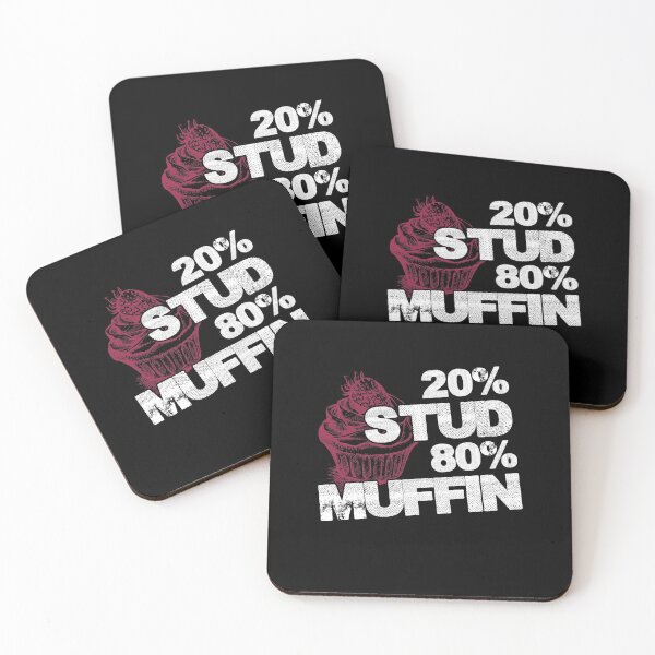 Item preview, 20% Stud 80% Muffin - Sweet National Dessert Day - Funny designed and sold by Dressed For  Duty.