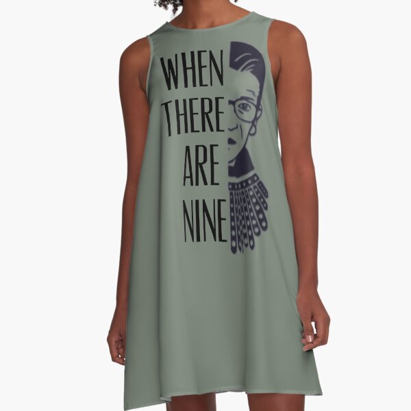 When There are Nine A-Line Dress