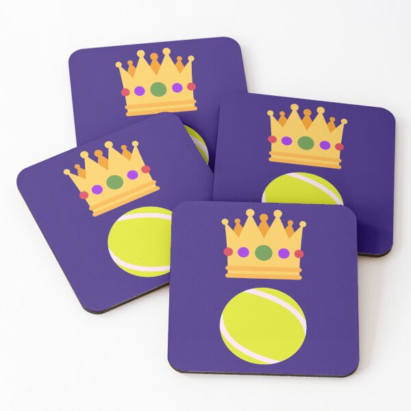 Item preview, Tennis Royal Jeweled Crown Tennis Ball Indigo Background designed and sold by Right Meow  Designs.