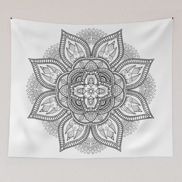 Item preview, Mandala Black Outline by Amanda M Lucas designed and sold by Amanda Lucas.
