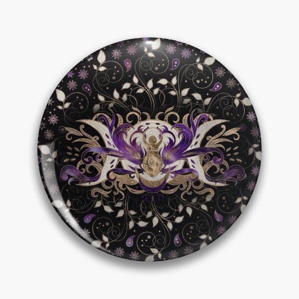 Item preview, Triple Moon - Triple Goddess Amethyst Moonlight designed and sold by k9printart.