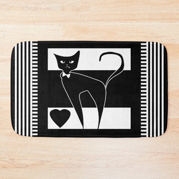 Item preview, favorite cat, cat, black and white cat designed and sold by fuzzyfox.