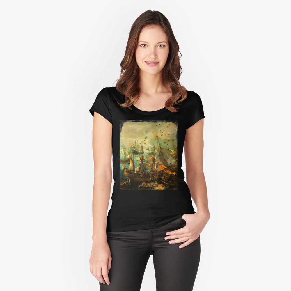 Item preview, Fitted Scoop T-Shirt designed and sold by StickerArtwork.