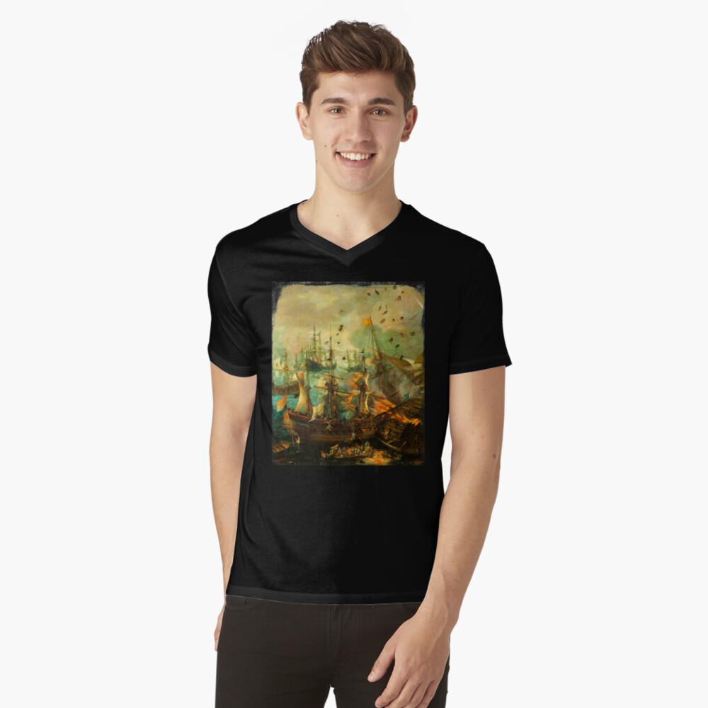Item preview, V-Neck T-Shirt designed and sold by StickerArtwork.