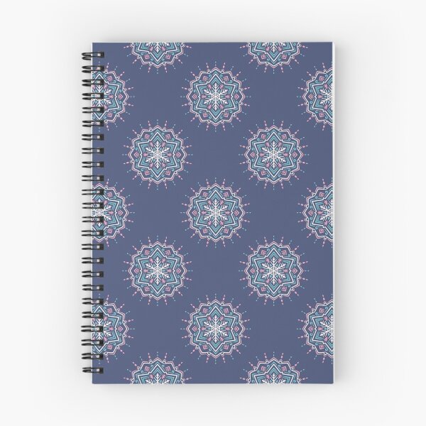 Aperçu de l'œuvre Mandala de flocon de neige bleu créée et vendue par Liani DeGeeter.