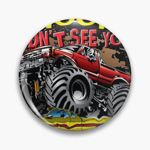 Item preview, Monster Truck Whoops Red designed and sold by crm3530.