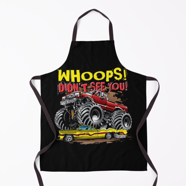 Item preview, Monster Truck Whoops Red designed and sold by crm3530.