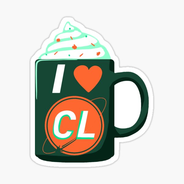 I Love Comet Life Coffee Sticker - Fall 2020 Sticker
