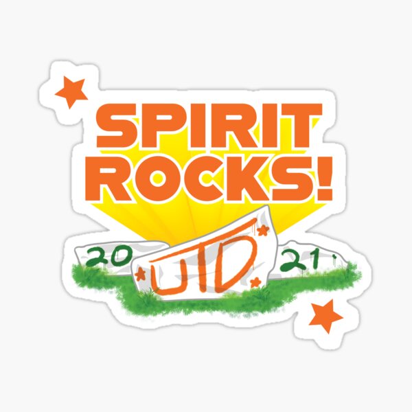 UTD Spirit Rocks 2021 Sticker - Comet Life Sticker