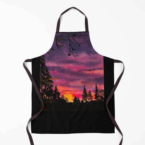 Item preview, Burning Sunset in Watercolour designed and sold by wild.geranium.design.