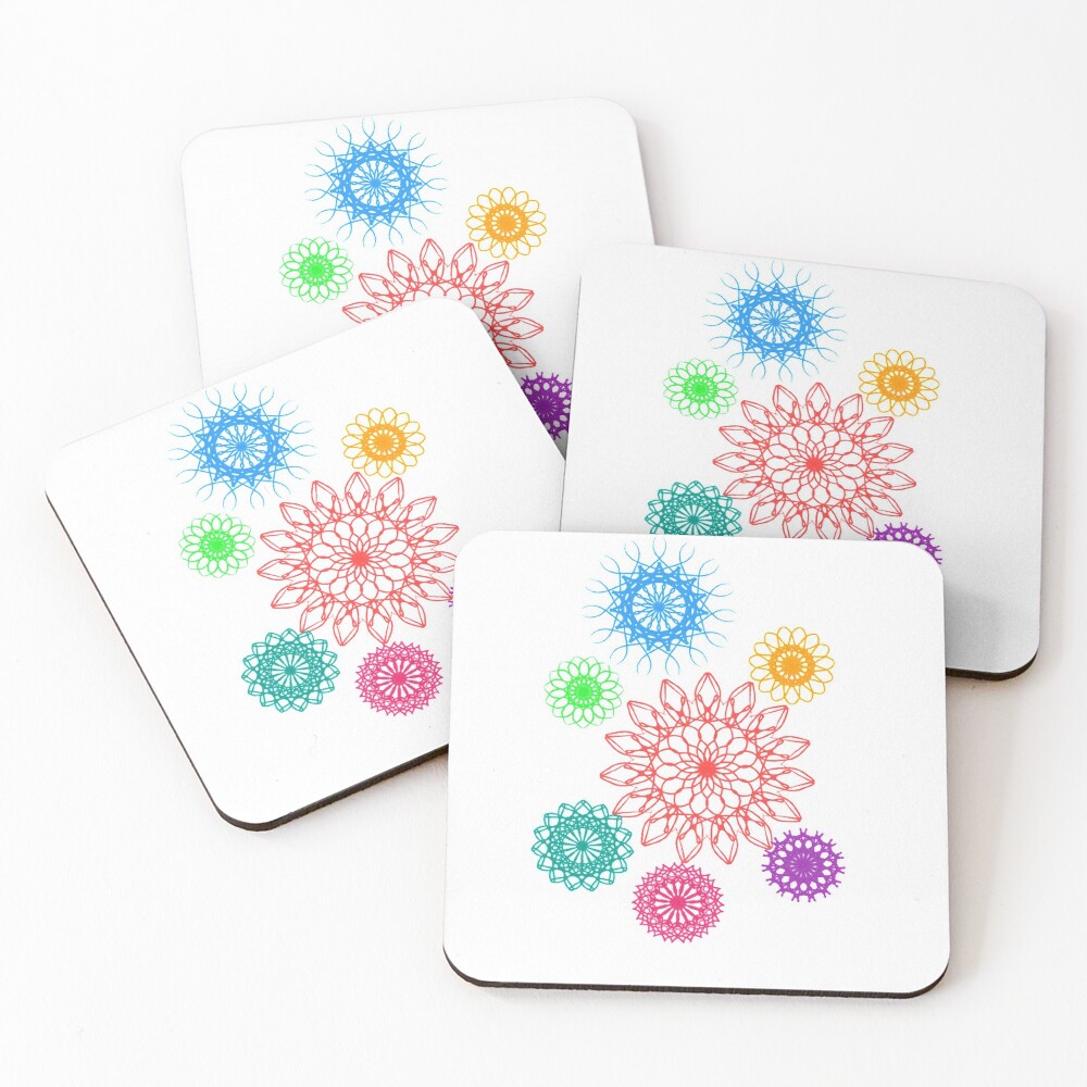 Item preview, Coasters (Set of 4) designed and sold by Merch-By-Yash.