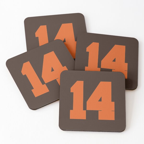 Item preview, 14 Number Cleveland Sports Fourteen Brown Jersey designed and sold by HelloFromAja.