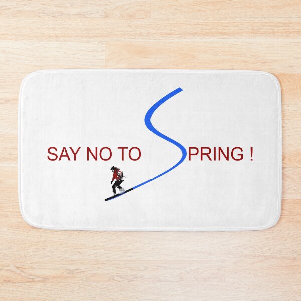 Item preview, Funny snowboard design - Say no to Spring! designed and sold by Artstastic.
