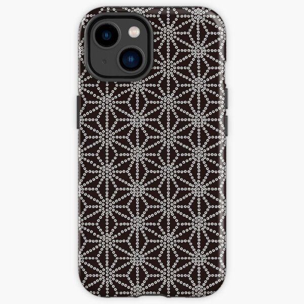Japanese traditional pattern :: Asanoha (hemp leaf) iPhone Tough Case