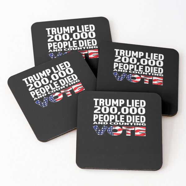 Item preview, Trump Lied 200,000 People Died And Counting Vote designed and sold by BonnieBednar31.