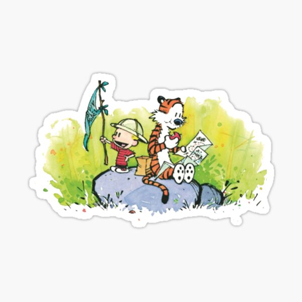 Calvin And Hobbes T-Shirtcalvin and hobbes Sticker