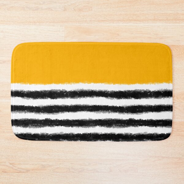 Item preview, Watercolor Striped Yellow Black designed and sold by Miss Striped.